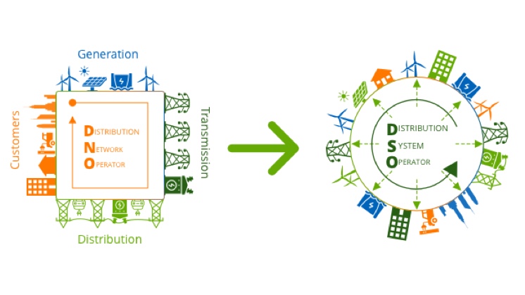 A visual representation of the differences between the DNO model and the DSO model.