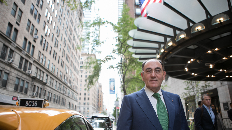 Ignacio Sánchez Galán, presidente da Iberdrola, em Nova York