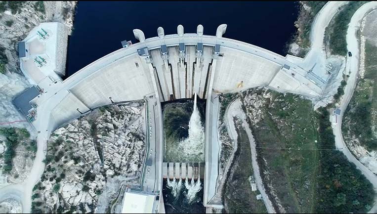 Construction of the hydroelectric complex