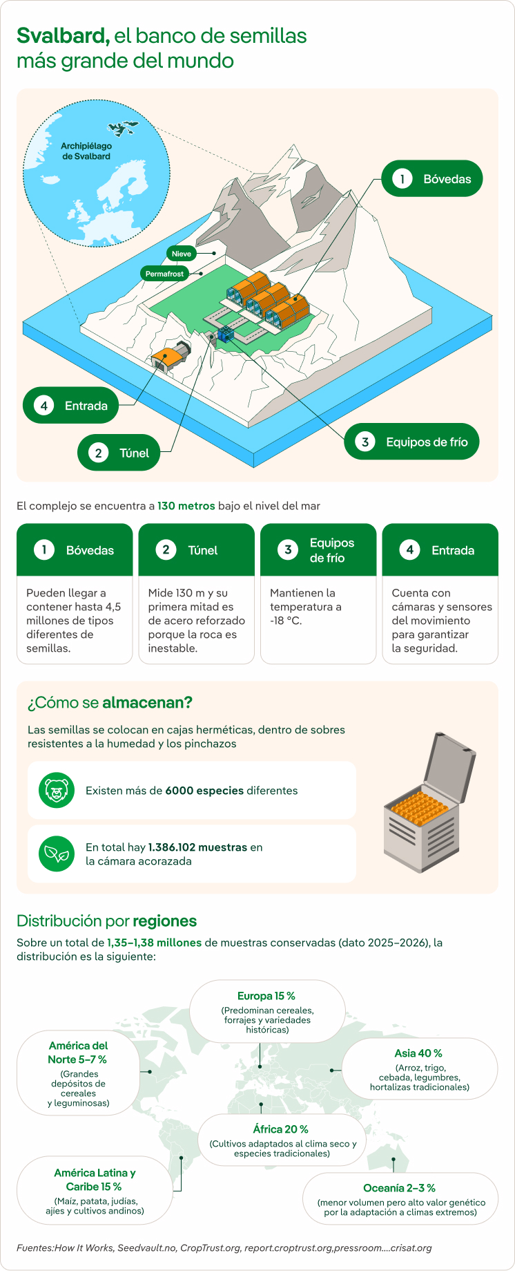 Banco de semillas - infografía