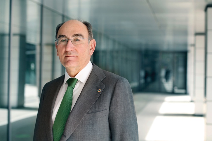 Ignacio Galán, presidente da Iberdrola, na sede da companhia.