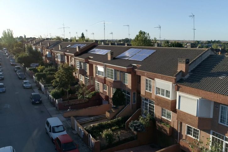 Iberdrola's self-consumption plant in a home