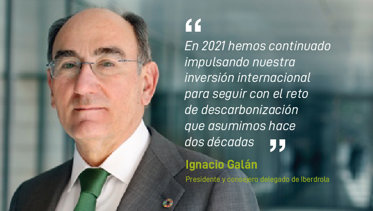 Declaração do Presidente da Iberdrola Ignacio Galán