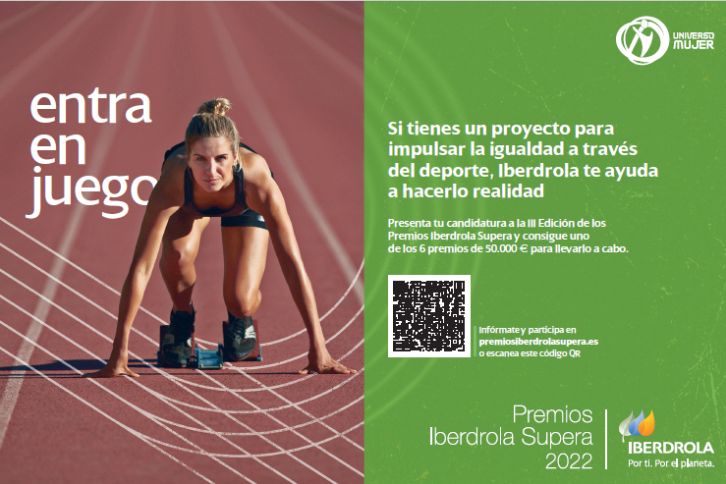 Los premios Iberdrola Supera están dotados con 300.000 euros para seguir impulsando la igualdad de género a través del deporte