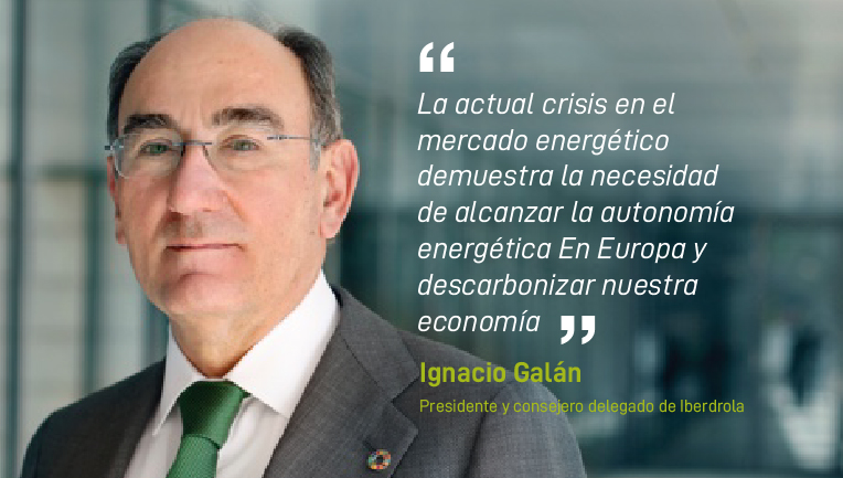 Declaração do Presidente da Iberdrola Ignacio Galán