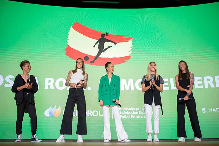 Iberdrola apresenta a campanha de apoio à seleção espanhola de futebol feminino