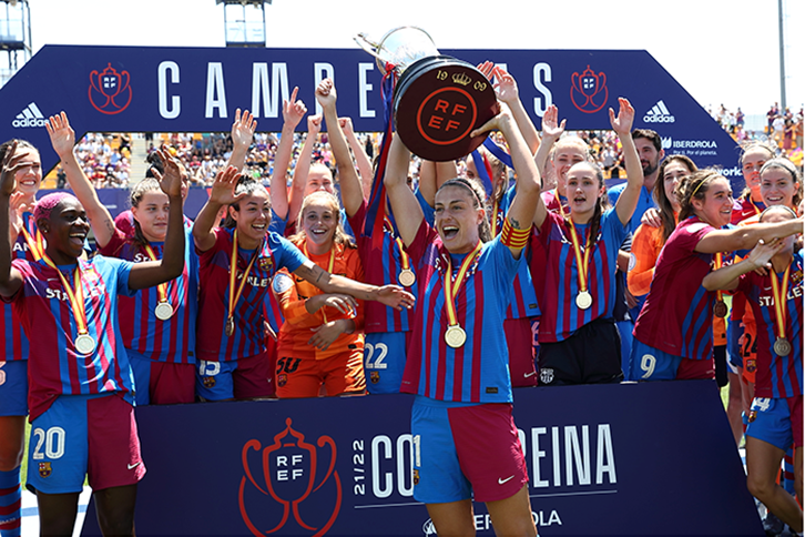 El FC Barcelona gana la Copa de la Reina Iberdrola con María León como MVP