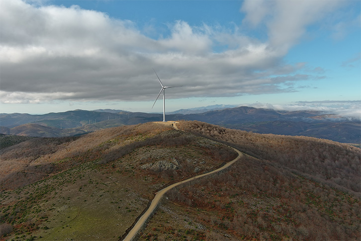 O parque eólico Mikronoros será capaz de fornecer energia limpa a mais de 34.000 residências.