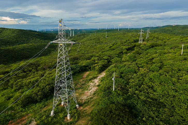 Rede elétrica da Iberdrola no Brasil
