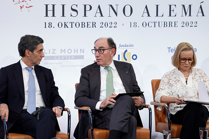 Ignacio Sánchez Galán, presidente da Iberdrola, durante el X Foro Hispano-Alemán