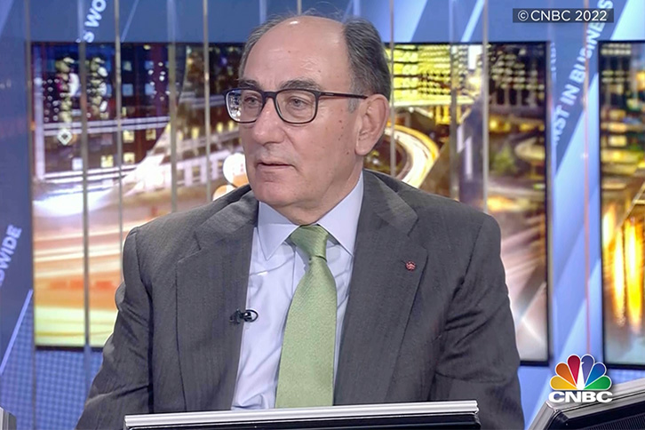 Ignacio Sánchez Galán, executive chairman of Iberdrola, on CNBC.