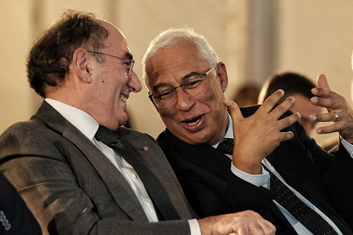 Ignacio Galán, Presidente Executivo da Iberdrola, durante encontro com o Primeiro-Ministro de Portugal, António Costa