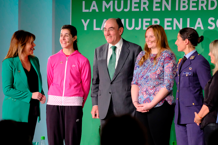 Ignacio Galán, presidente de Iberdrola, en un acto en favor del papel de la mujer en Iberdrola y la sociedad