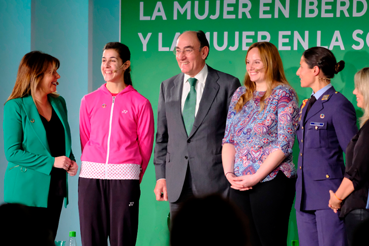 Ignacio Galán, Presidente da Iberdrola, num evento a favor do papel da mulher na Iberdrola e na sociedade.