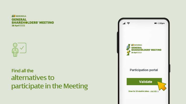 Watch the explanatory video to find out how to participate in the 2023 General Shareholders' Meeting