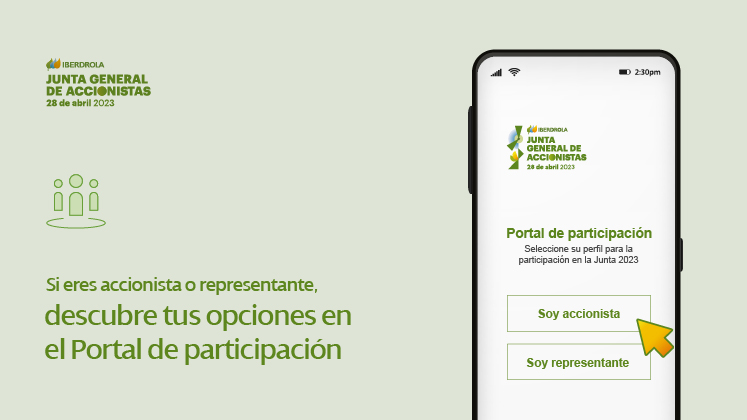 Pinchar para ver un vídeo que explica todas las opciones para participar en la Junta, incluyendo fechas y plazos de interés para el accionista o representante.