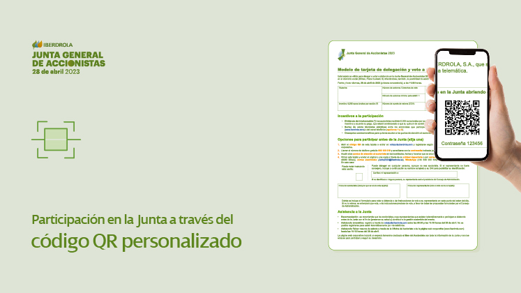 Video con la explicación para acceder al portal de participación en la Junta si se ha recibido el código QR personalizado.
