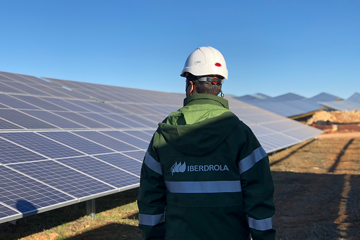 Planta fotovoltaica en Castilla La Mancha.