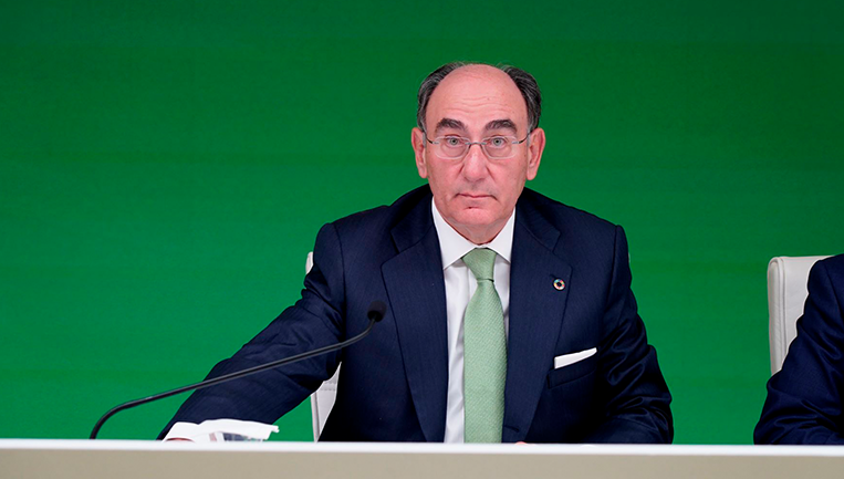 Totais do discurso de Ignacio Galán, presidente da Iberdrola, durante a Assembleia Geral de Acionistas de 2023