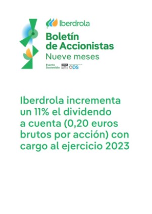 Boletín de accionistas nueve meses 2023