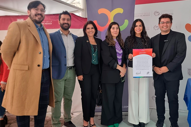 Representantes de Iberdrola México celebraron la alianza con Pride Connection