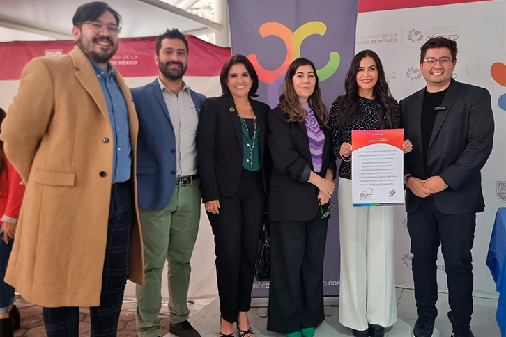 Iberdrola Mexico representatives celebrated the alliance with Pride Connection