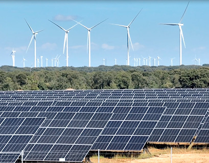Solar hybrid plant