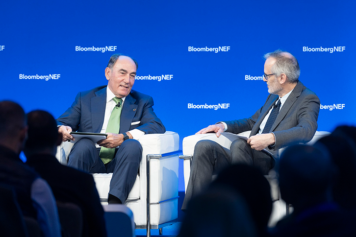 Ignacio Galán na cúpula Bloomberg New Energy Finance