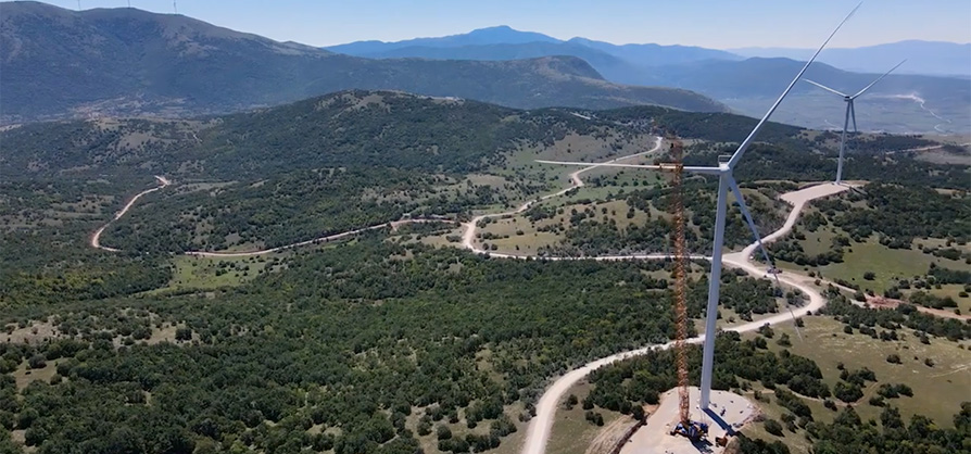 Expansión eólica en Grecia