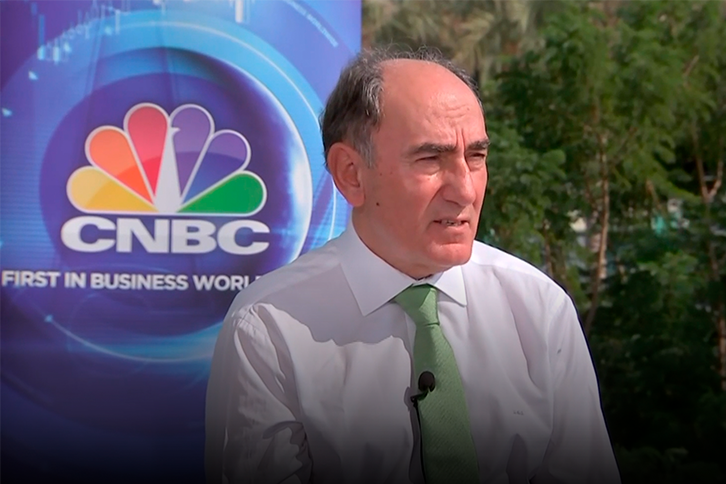 Ignacio Galán, presidente executivo da Iberdrola, em sua entrevista à CNBC