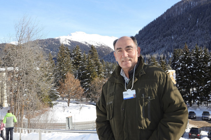 Ignacio Galán no Fórum Econômico Mundial de 2024, em Davos.