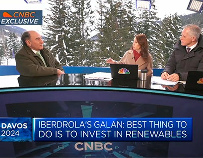 Entrevista com Ignacio Galán, presidente executivo da Iberdrola, na rede americana CNBC