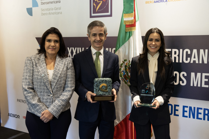 A Iberdrola México é a empresa que mais vezes foi reconhecida pela Fundibeq, com um total de 7 prêmios: 3 Prêmios Ibero-Americanos de Qualidade e 4 de Melhores Práticas em ODS.