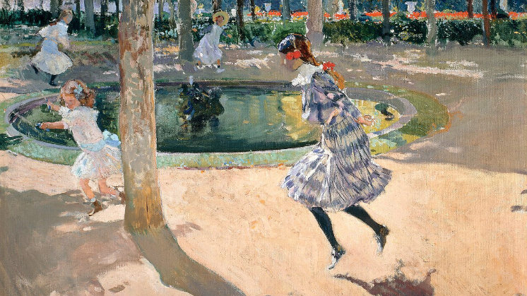 'Saltando a la comba, La Granja' (1907).
