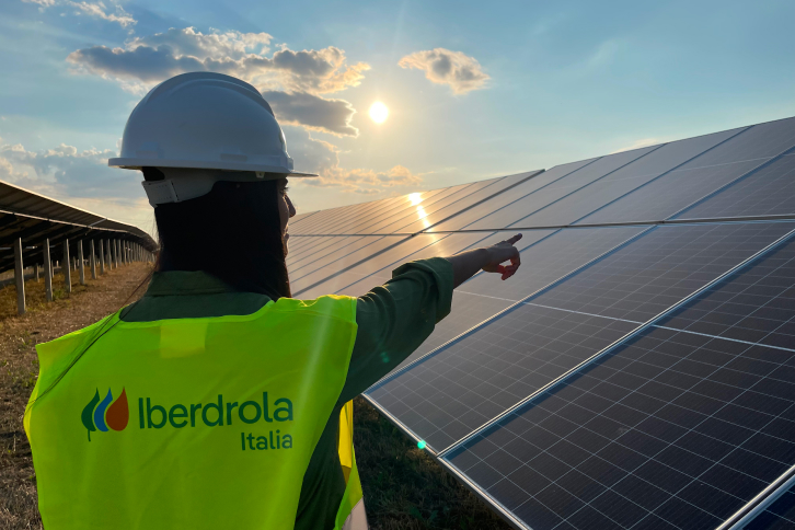 Iberdrola photovoltaic plant in Montalto di Castro, Italy