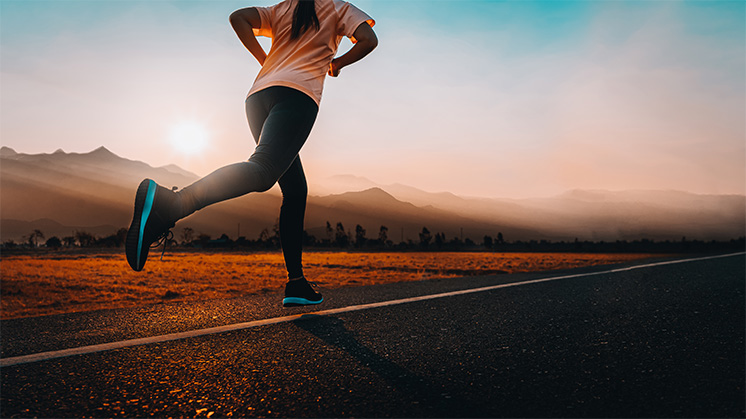 Woman running