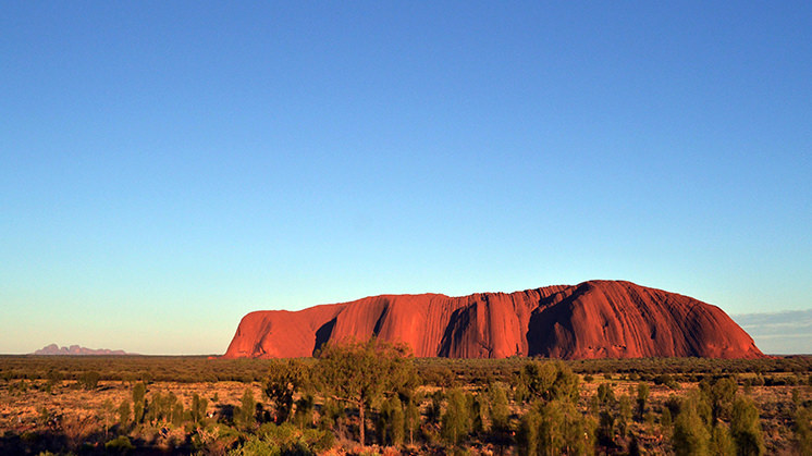 Ayers Rock (Australia), un lugar sagrado para los aborígenes.