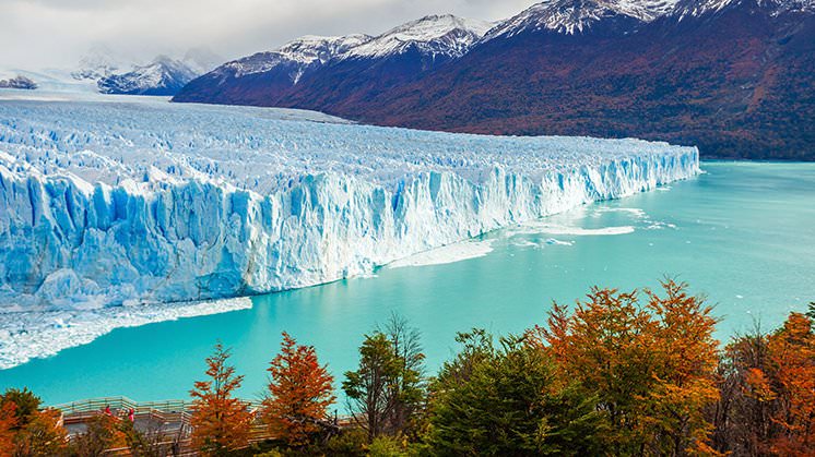 Geleira Perito Moreno (Argentina), a maior reserva de água doce do mundo.