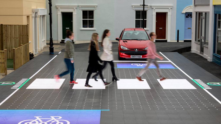 Londres incorporou um protótipo de cruzamento interativo, Starling Crossing.