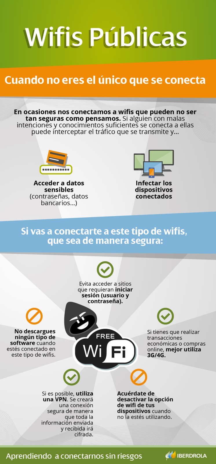 Wifis públicas, cuando no eres el único que se conecta.