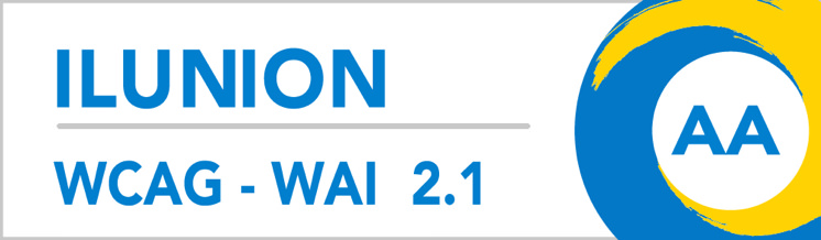 Certificado ILUNION de accesibilidad web nivel Doble A.