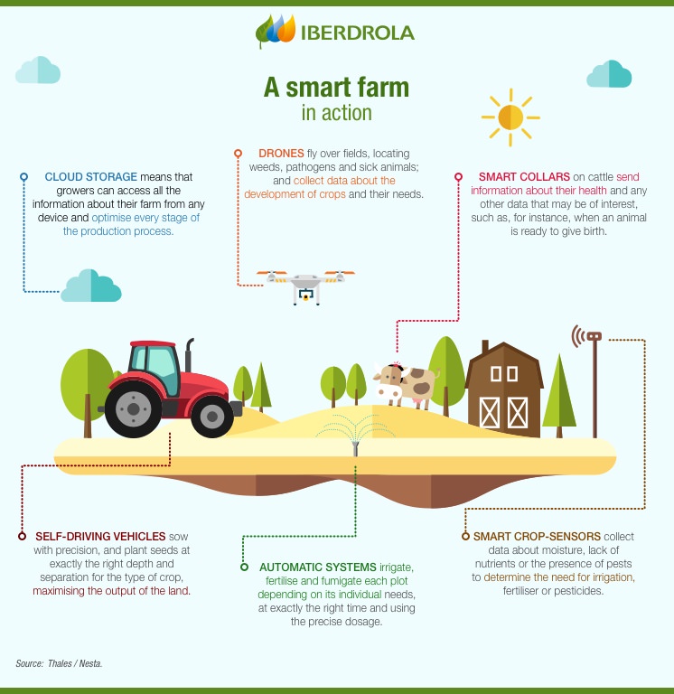 Smart Farming and Precision Agriculture - Iberdrola