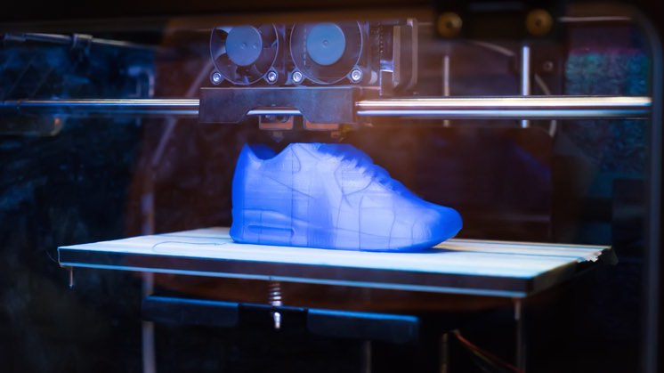 4D-printed shoe.