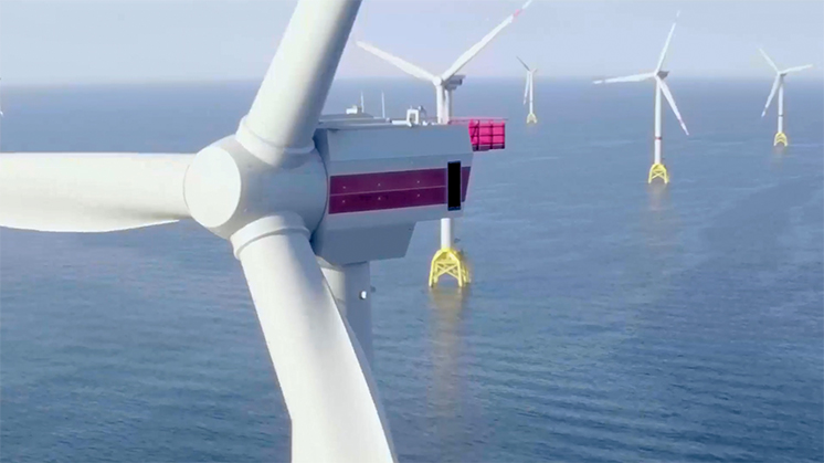 Energia eólica offshore: o poder do movimento, a força gerada pela energia.
