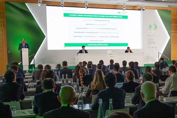 Ignacio Galán, presidente de Iberdrola, durante la celebración del Capital Markets Day.