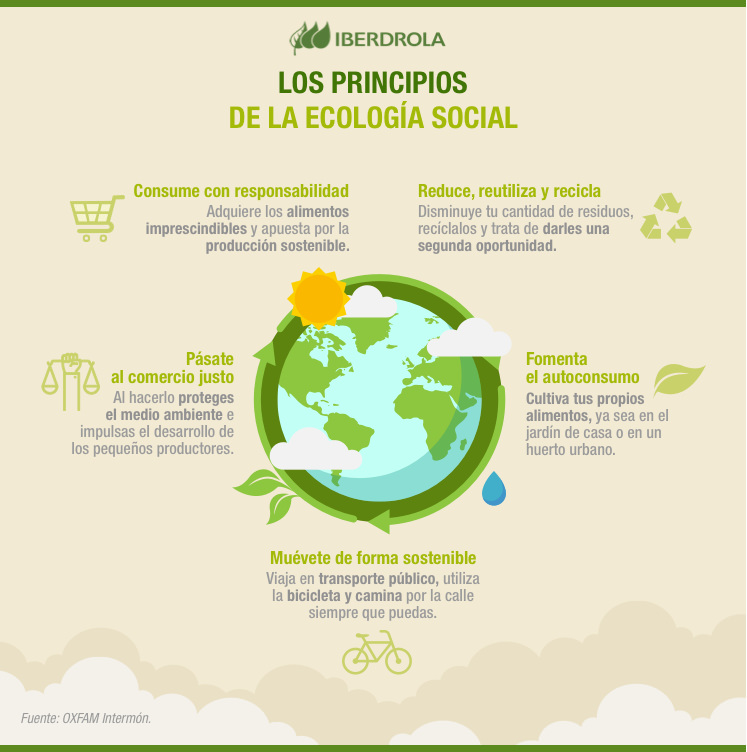 Los principios de la ecología social.