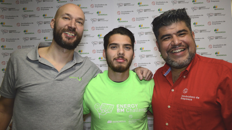 Víctor Melgarejo no Energy BM Challenge, uma iniciativa da Iberdrola e do Instituto Tecnológico de Monterrey.