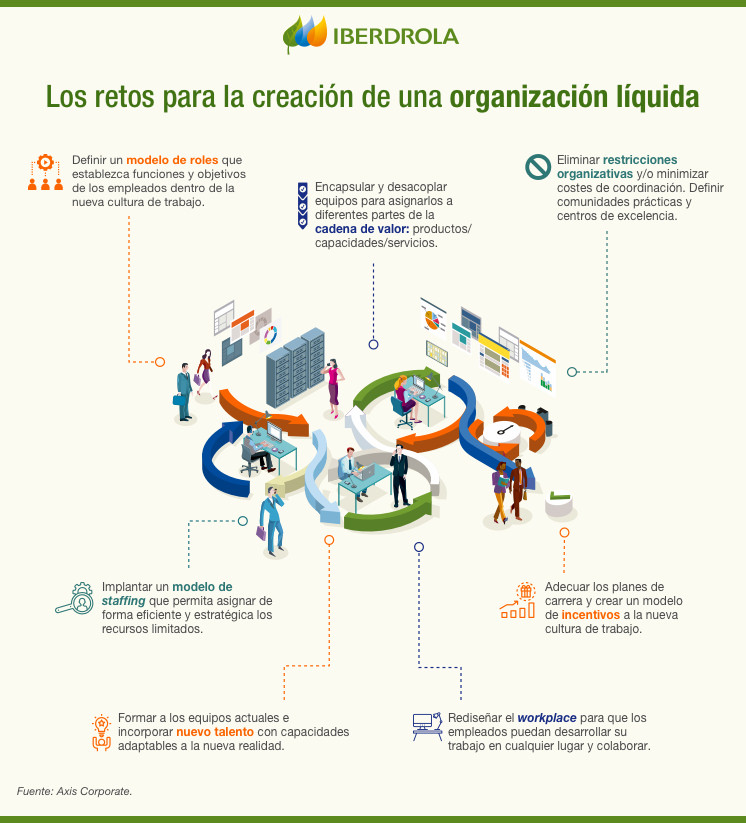 Los retos para la creación de una organización líquida.