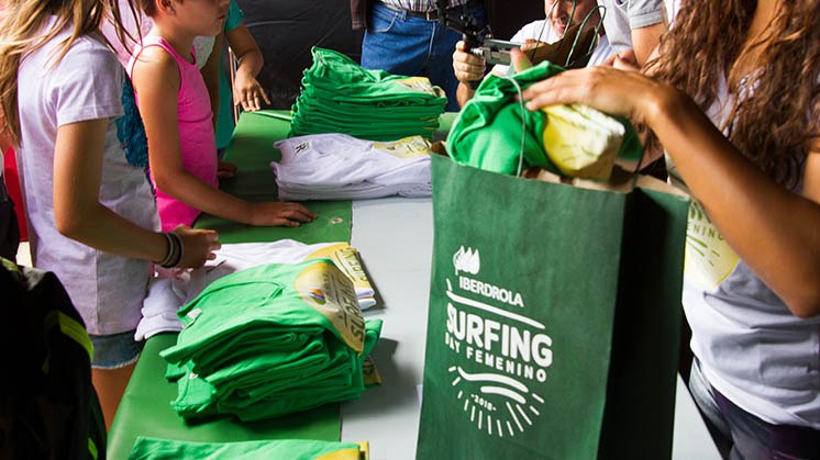 Photograph from the Iberdrola Surfing Day.