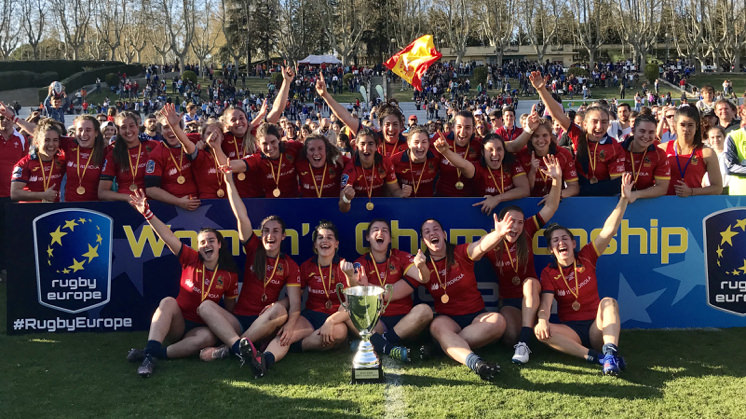 The women's rugby XV team was proclaimed champion of Europe for the seventh time.
